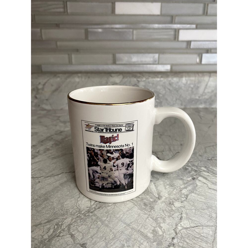 Vintage Minnesota Twins 1987 World Series Coffee Mug